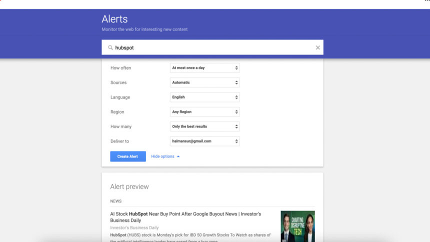 How To Setup Google Alerts For Business: Monitor Competitors, Trends ...