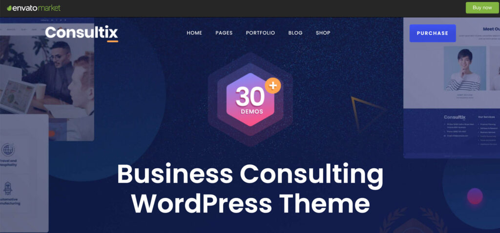 best WordPress themes for consultant: Consultix