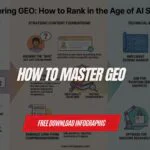 Generative Engine Optimization GEO infographic guide for SEO professionals